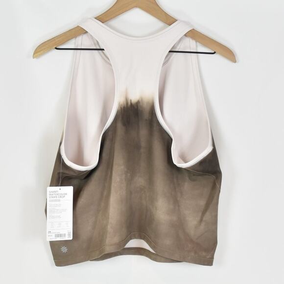 Athleta Shanti Watercolor Stripe Crop, 2X, NWT - Picture 5 of 7